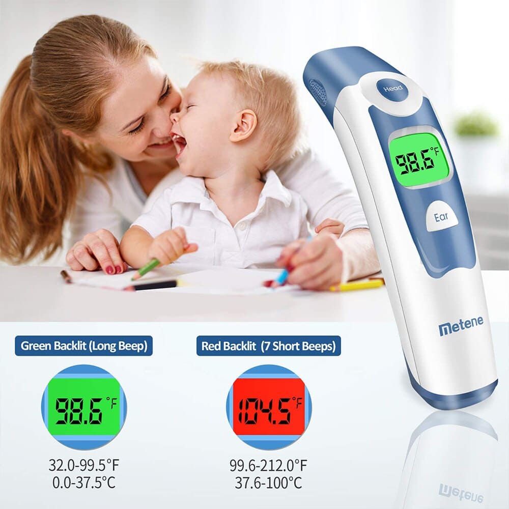 Touch-less Forehead Ear Thermometer